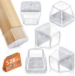28Pcs Chair Leg Floor Protectors, B