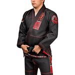 Hayabusa Goorudo 3 Gold Weave Jiu Jitsu Gi - Black, A1