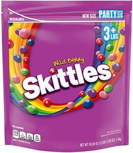 SKITTLES Wild Berry Candy Party Size Bag, 50 Ounces