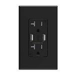 ELEGRP USB Wall Outlet Receptacle w