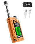 TopTes PT760 Rechargeable Natural Gas Detector, Gas Leak Detector with 30cm Extendable Probe,%LEL Propane Leak Detector with Built-in Flashlight for Methane, Butane, Combustible Gas for Home, RV