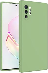 WOGROO for Samsung Galaxy Note 10 Plus Case Green, Scratch Resistant with Soft Touch, Slim Thin Phone Cover for Samsung Galaxy Note 10 Plus