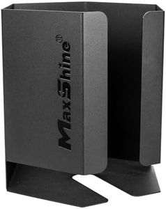 Maxshine Universal 6” Foam Pads Mini Holder - Detailing Organizer for 6+ Polish Pads, Wall-Mounted Storage for Garage & Mobile Use, Durable & Anti-Corrosive, Space-Saving Car Care Solution