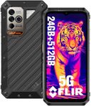 Ulefone Power Armor 18T Ultra 5G Rugged Smartphone, 24GB+512GB, Thermal Image Camera, 108MP Camera, MTK Dimensity 7050, 9600mAh Battery, 6.58" Android 13, uSmart Expanded Connector Rugged Phone NFC