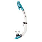 Scubapro Spectra Dry Snorkel with Dry Valve (New Edition), klar/türkis