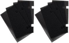 Camco RV A/C Air Filter Replacements | Compatible with Dometic Ducted Return Air Assemblies Requiring a 7-11/16-inch x 14-1/8-inch Grille | Contains (4) Air Filters, Black (40408) (Pack of 2)
