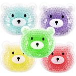 Kids Reusable Gel Ice Packs, Boo Boo Ice Pack, Ice Pack Wrap for Kids Injuries, Breastfeeding, Wisdom Teeth, First Aid, Pain Relief, Kids Fever, Headaches(5 Pcs)