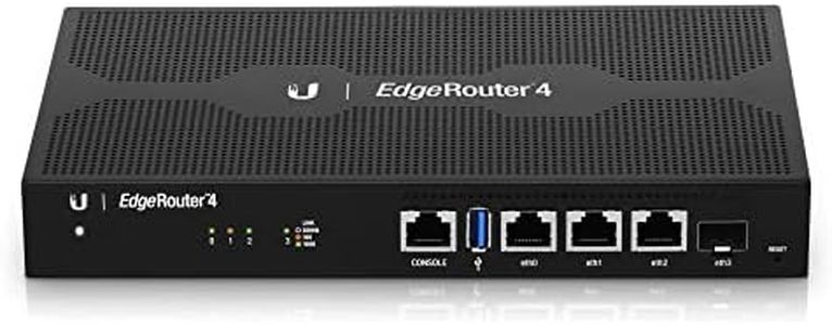 Ubiquiti Networks Edgerouter 4 Ethernet Lan Black Wired Router