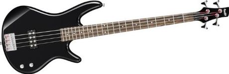 Ibanez 4 String Bass Guitar, Right Handed, Black (GSR100EXBK)