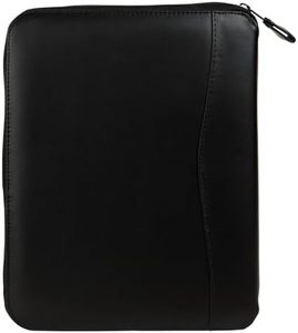 Sistema di pianificazione classico vinile con cerniera, colore: Nero