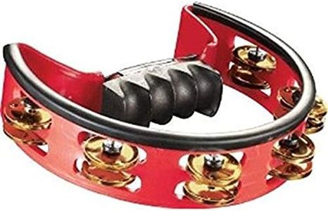 Pearl PTM50BHR Ultra Grip Tambourine, Brass Jingles