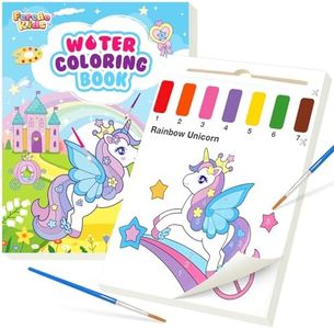 FEREDO KIDS Watercolor Painting Paper for Toddlers: Mess Free Paints Water Coloring Book, Unicorn Art and Craft Drawing Paper for Boy Girl Travel Gift Toy Easter Birthday Christmas for Ages 3 4 5 6