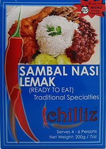 Chilliz Sambal Nasi Lemak Paste 200 g, 200 g, Sambal Nasi Lemak