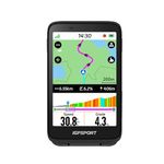 iGPSPORT BG2 Bike Computer, Touch Screen Map Navigation Music Control Climb Tips Group Riding, Wireless GPS Cycling Computer