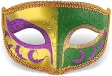 HyperFun Masquerade Mask for Men Classic Vintage Venetian Mens Mask Lightweight Gentle, Specially for Costume, Theme Parties (Mr. Green)