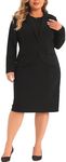 Agnes Orinda Plus Size Dress Suits