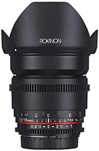 Rokinon DS16M-N 16mm T2.2 Cine Wide Angle Lens for Nikon Digital SLR