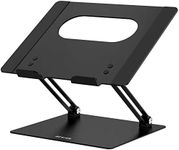 Besign LS10 Aluminum Laptop Stand, Ergonomic Adjustable Notebook Stand, Riser Holder Computer Stand Compatible with Air, Pro, Dell, HP, Lenovo More 10-14" Laptops (Black)