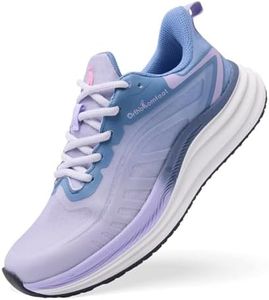 Women's Orthopedic Slip On Road Running Shoes: Comfort Swollen Feet Plantar Fasciitis Arch Support Hammer Toes Tennis Shoes, Non Slip Durable Golf Working Hiking Gowalk Trail Sneakers Purple Size 10
