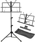 IRONTREE Music Stand - 2 in 1 Dual-