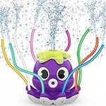 Children's Outdoor Water Sprayer, Summer Outdoor Water Spray Toys, 8 Shake Pipes and Rotating Caps, Connecting Garden Hose Splash Fun Toys