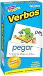 Trend Enterprises: Verbos (Spanish Action Words) Skill Drill Flash Cards, Grow Spanish Fluently, Illustraions with Words & Sample Sentence, 94 Cards Included, for Ages 6 and Up