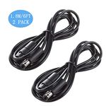 Reiso 2X 6ft Wii/Gamecube Extension Cables Cord for Nintendo Wii Gamecube NGC Controller