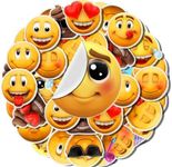 25 PCS NEWMOJI ® Faces Party Favors Stickers - Express Yourself with Emojis!