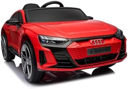 12V Kids Ride on Car Electric Vehicle for Toddlers Boys Girls Aged 3+,Official Audi Authorised Battery Powered,with Parental Remote Control,MP3 Player, Smooth Start, 3 Speeds-Red