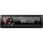 Pioneer MVH-130DAB 1-DIN receiver with DAB/DAB+, Red illumination, USB and compatible with Android devices.