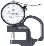 Mitutoyo 7326S Dial Thickness Gauge, Inch, Flat Anvil, Fine Dial Reading Type, 0-0.05" Range, 0.0001" Graduation, +/-0.0002" Accuracy