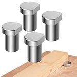 DAYDOOR Bench Dog Clamp, MFT Stainless Steel Table Stop for 3/4'' Dog Hole, Workbench Peg Brake Stops for Woodworking(19mm, 4 Pack)