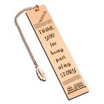 Thank You Appreciation Gift for Women Men Bookmark for Book Lover Teacher Coworker Colleagues Employee Boss Birthday Christmas Wedding Valentines Day Retirement Farewell Gifts for Male Female Friends