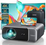 【Auto Focus & Keystone】4K Projector