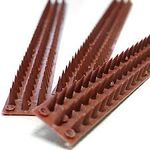 Hillington 4.4M PACK OF 9 SECURITY FENCE WALL SPIKES CAT REPELLER DETERRENT INTRUDER REPELLENT CAN ALSO BE USED FOR GATES SHEDS AND LEDGES (Brown)