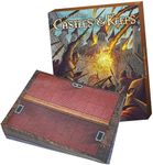 Dungeon Craft: Castles & Keeps Board Game, 1000+ Fantasy Tabletop Roleplaying Game Terrain Tiles for Dungeon Battle Maps, Double-Sided Dry/Wet Erase - D&D Compatible