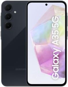 Samsung Galaxy A35 5G, Factory Unlocked Android Smartphone, 128GB, 6GB RAM, 2 day battery life, 50MP Camera, Awesome Navy, 3 Year Manufacturer Extended Warranty (UK Version)