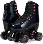 Impala Rollerskates Girl's Impala Quad Skate (Big Kid/Adult) Black Holographic 11 (US Men's 9, Women's 11) M