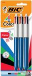 BIC 4-Color Ballpoint Pen, Medium P