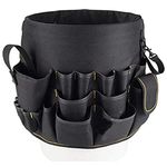 Garden Bucket Tool Organizer,Gardening Tools Bucket Bag Garden Tool Bag Waterproof 600D Tool Bag Organizer Insert for Construction Gardening Carpenter