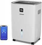SAHAUHY 80 Pints Smart Dehumidifier for Basement Home Bedroom Garage Space up to 5200 Sq.Ft with Automatic Defrost,Tank,Timer,Adjust speed and Modes