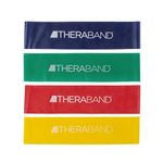 THERABAND Resistance Band Loop Set, Pack of 4, 12" Color Coded Exercise Bands from Beginner to Advanced Levels, for Strength, Stretching, Home Workouts, Pilates, Physical Therapy, for Men and Women
