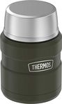 Thermos SK3000AGTRI4 King Food Jar with Folding Spoon, 16 oz, Army Green