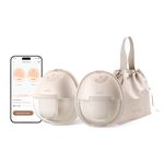 eufy Security Wearable Breast Pump S1 Electric Hands-Free Breast Pump with Heating Technology, App-Controlled Smart Rhythm, Hospital-Grade Suction, Portable Design, Leak-Proof and Ultra-Quiet