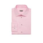 Unlisted by Kenneth Cole mens Regular Fit Solid Dress Shirt, Pink, 17-17.5 Neck 32-33 Sleeve X-Large US, Pink, 17"-17.5" Neck 32"-33" Sleeve