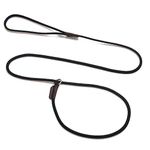 Mendota British Show Slip Lead, Black, 1/8" by 54"