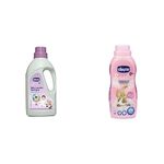 Chicco Laundry Detergent Delicate Flowers 1000ml Bottle & CHICCO Softener Delicate Flowers 750ML