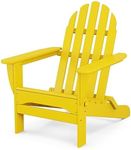 POLYWOOD AD5030LE Classic Folding Adirondack Chair, Lemon