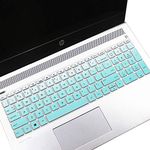 Keyboard Skin for HP Envy X360 15.6 Silicone Keyboard Cover for HP Envy x360 15.6" Laptop/ 2019 2018 HP Envy 15.6" Laptop/ 2019 2018 HP Envy 17.3" Laptop Keyboard Protective Skin, Gradual Mint Green