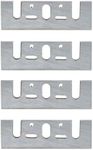 3-1/4-Inch Planer Blades 82mm Replacement for Makita 1900B KP0800，DeWalt DW6655 D26676 DW680 and Most Hand-Held Planer (Set of 4)